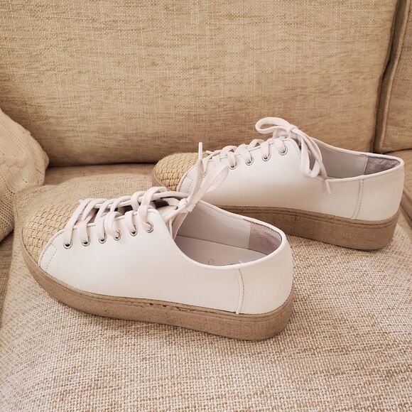 Vince Camuto Calitrie Platform Jute-Toe Sneakers Sz 8 - Picture 10 of 16